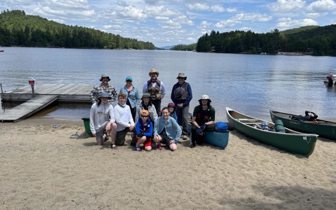 Greenbelt Scout Crew Canoes Adirondacks Lakes, Streams by Liz Murray